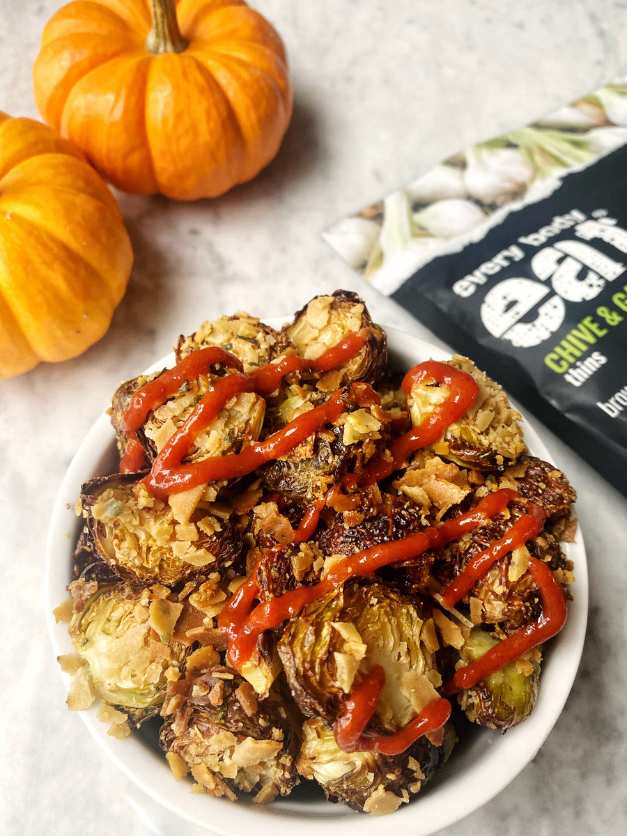 Crispy Brussels Sprouts - Lauren Less @lesswithlaur