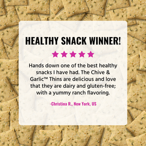 Chive & Garlic Snack Thins