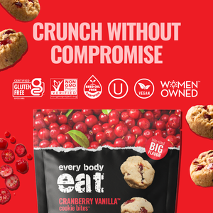 Cranberry Vanilla Cookie Bites