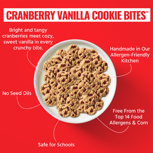 CRANBERRY VANILLA Cookie Bites
