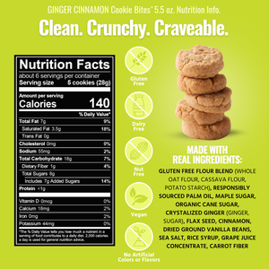 Ginger Cinnamon Cookie Bites