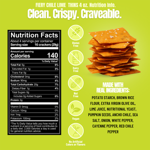 Fiery Chile Lime Snack Thins