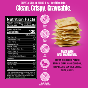 Chive & Garlic Snack Thins