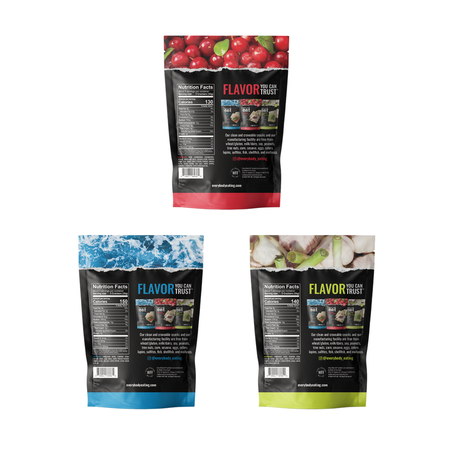 Crispbread Crackers Variety Pack