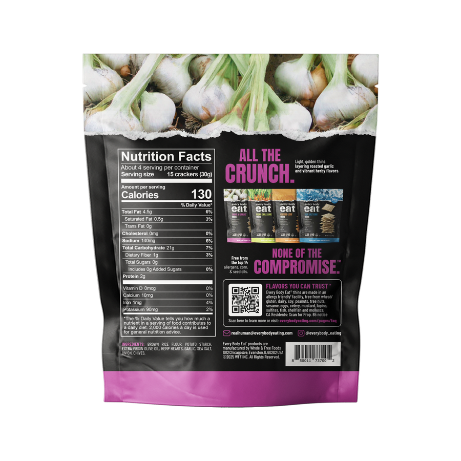 Chive & Garlic™ Snack Thins