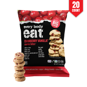 Cranberry Vanilla Cookie Bites