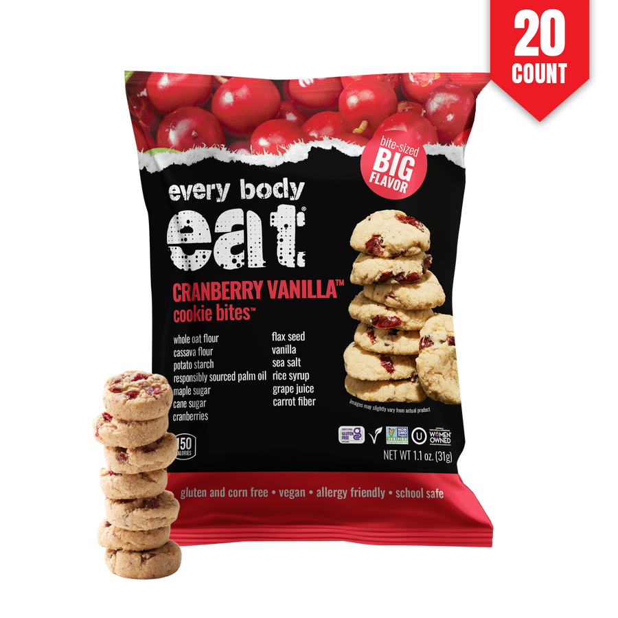 Cranberry Vanilla Cookie Bites