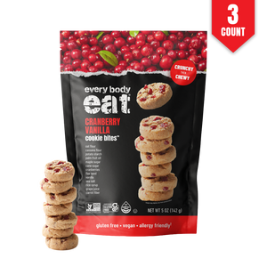 Cranberry Vanilla Cookie Bites