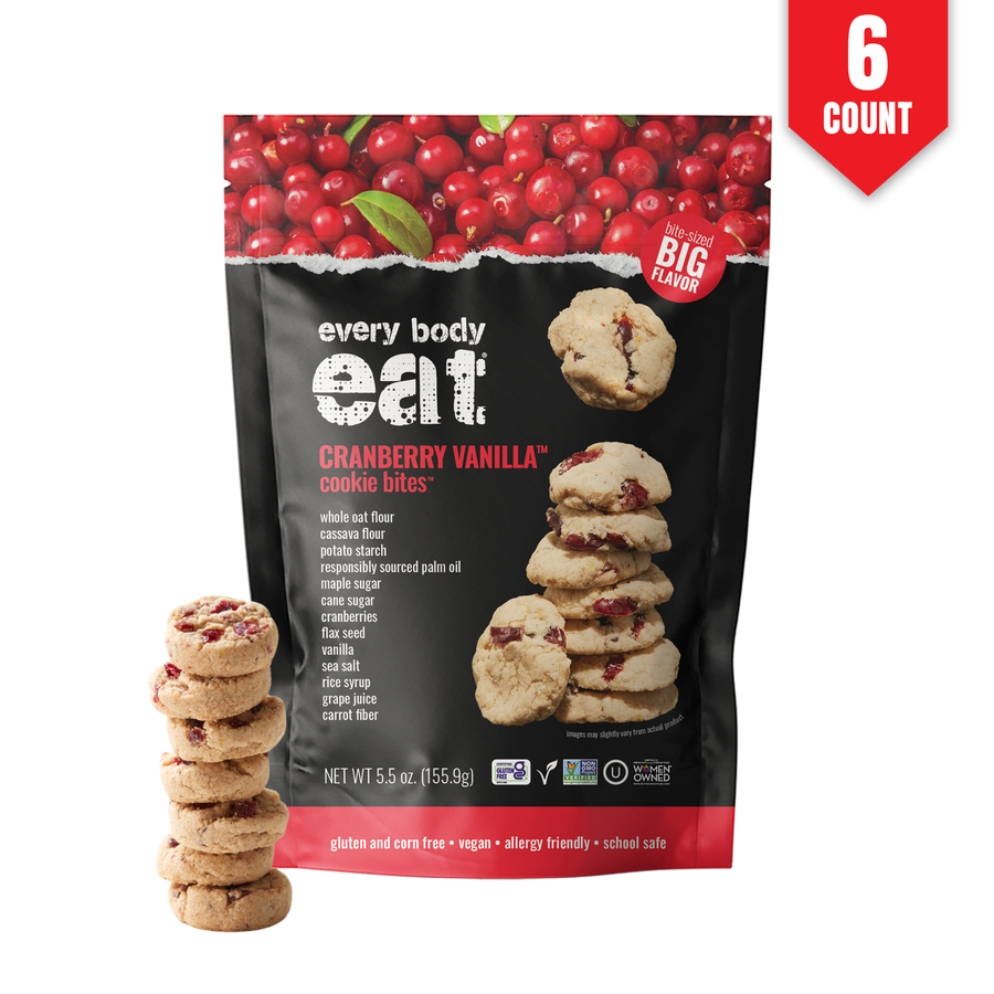 Cranberry Vanilla Cookie Bites