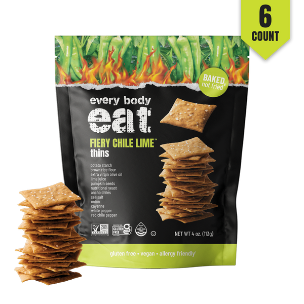 Fiery Chile Lime Lime Snack Thins | Every Body Eat®