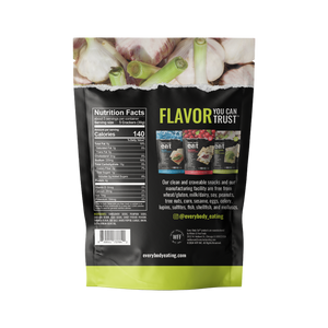 White Pepper Garlic Crispbread Crackers